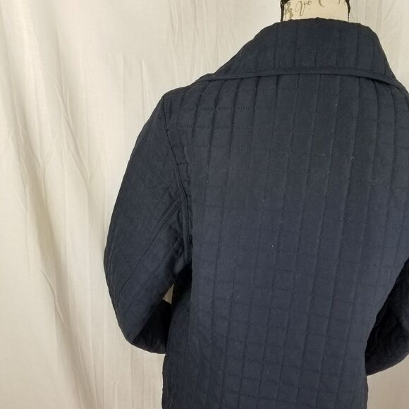Jane Ashley Casual‎ Lifestyle Navy Quilted Jacket - Picture 8 of 10